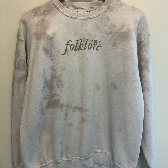 Taylor Swift Sweaters - Taylor Swift official Folklore pullover sweatshirt